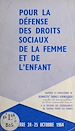 Télécharger le livre :  Pour la défense des droits sociaux de la femme et de l'enfant