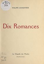 Télécharger le livre :  Dix romances