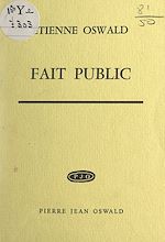 Télécharger le livre :  Fait public
