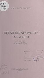 Télécharger le livre :  Dernières nouvelles de la nuit