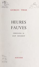 Télécharger le livre :  Heures fauves
