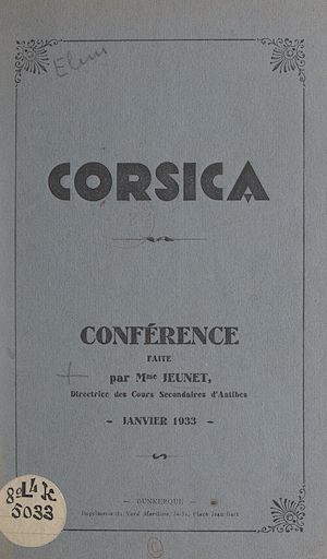 Téléchargez le livre :  Corsica