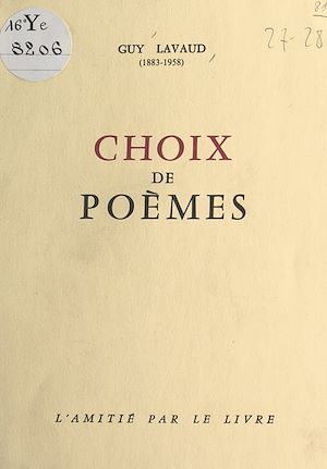Téléchargez le livre :  Choix de poèmes