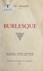 Download this eBook Burlesque