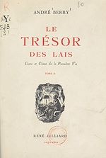 Télécharger le livre :  Conte et chant de la première vie. Le trésor des lais (2)