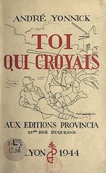 Télécharger le livre :  Toi qui croyais