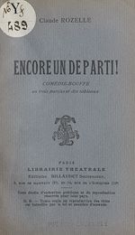 Télécharger le livre :  Encore un de parti !