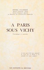 Télécharger le livre :  À Paris sous Vichy