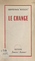 Télécharger le livre :  Le change