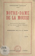Télécharger le livre :  Notre-Dame de la Mouise