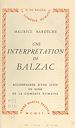 Télécharger le livre :  Une interprétation de Balzac