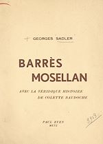 Télécharger le livre :  Barrès mosellan