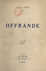 Télécharger le livre :  Offrande
