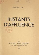 Download this eBook Instants d'affluence