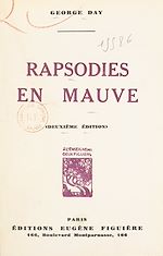 Télécharger le livre :  Rapsodies en mauve