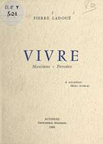 Télécharger le livre :  Vivre