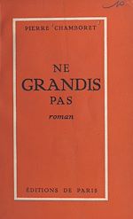 Download this eBook Ne grandis pas