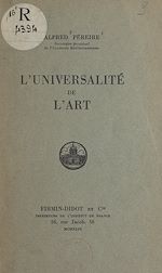 Télécharger le livre :  L'universalité de l'art