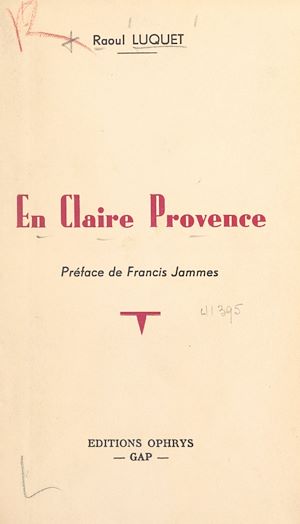 Téléchargez le livre :  En claire Provence