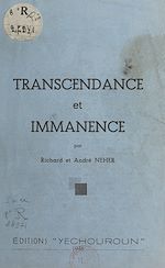 Télécharger le livre :  Transcendance et immanence