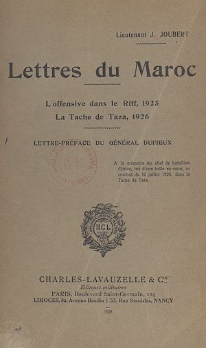 Téléchargez le livre :  Lettres du Maroc