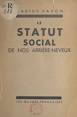 Télécharger le livre :  Le statut social de nos arrière-neveux
