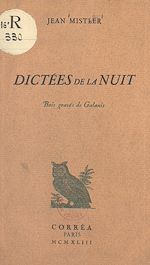 Télécharger le livre :  Dictées de la nuit