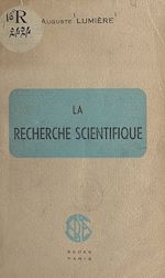 Télécharger le livre :  La recherche scientifique