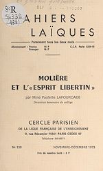 Télécharger le livre :  Molière et l'esprit libertin