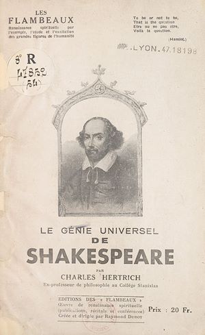 Téléchargez le livre :  Le génie universel de Shakespeare