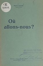Télécharger le livre :  Où allons-nous ?