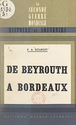 Télécharger le livre :  De Beyrouth à Bordeaux