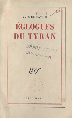 Téléchargez le livre :  Églogues du tyran