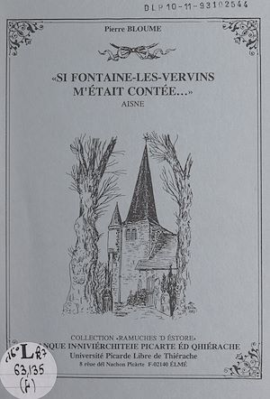 Téléchargez le livre :  Si Fontaine-lès-Vervins m'était contée...