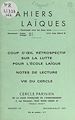 Télécharger le livre :  Coup d'œil rétrospectif sur la lutte pour l'école laïque