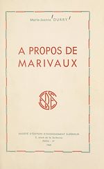 Télécharger le livre :  À propos de Marivaux