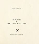 Télécharger le livre :  Réponses à deux questionnaires