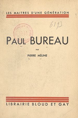 Téléchargez le livre :  Paul Bureau