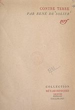 Télécharger le livre :  Contre terre