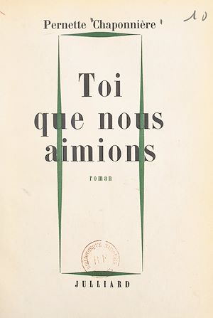 Téléchargez le livre :  Toi que nous aimions