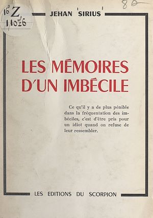 Download the eBook: Les mémoires d'un imbécile