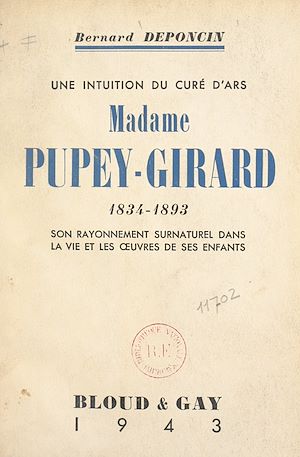 Download the eBook: Une intuition du Curé d'Ars, Madame Pupey-Girard (1834-1893)