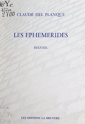 Téléchargez le livre :  Les éphémérides
