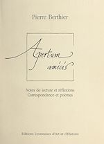 Télécharger le livre :  Apertum amicis
