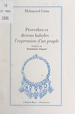 Télécharger le livre :  Proverbes et dictons kabyles