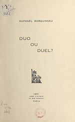 Télécharger le livre :  Duo ou duel ?