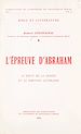 Télécharger le livre :  L'épreuve d'Abraham