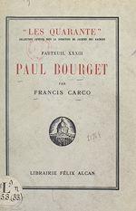 Télécharger le livre :  Paul Bourget