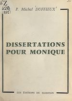 Download this eBook Dissertations pour Monique