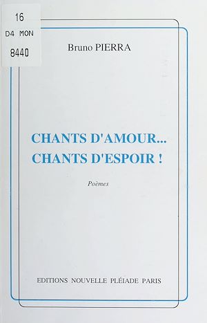 Téléchargez le livre :  Chants d'amour... chants d'espoir !